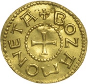 Gold Penny / Mancus of 30 Pence - Ecgberht Winchester mint reverse image