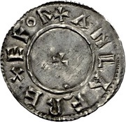 Penny - Anlaf Guthfrithsson Flower type obverse image