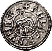 Penny - Anlaf Guthfrithsson Raven type obverse image