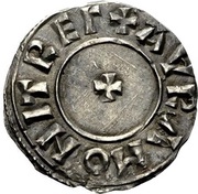 Penny - Regnald Guthfrithsson Cross Moline type, British Isles and Frisia, 943-944 reverse image