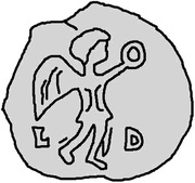 1 Siliqua - Gundobad Lugdunum/Lyon reverse image
