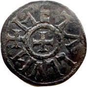 Obol - Louis I Melle mint reverse image