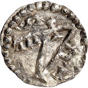 Denier - Louis I Saint Stephen abbey of Bourges, Carolingian Empire, 781-814 reverse image