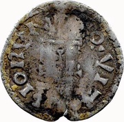 Denier - Pepin I bust and temple reverse image