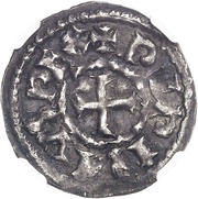 Denier - Pepin II Limoges mint obverse image