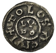 Denier - Louis II Toulouse mint reverse image