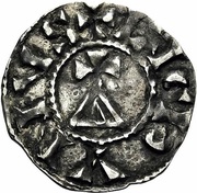 Denier - Conrad I Lyon mint reverse image