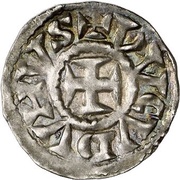 Denier - Henry III Lyon mint, Carolingian Empire, 1038-1058 reverse image