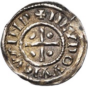 Denier - Louis II small module obverse image