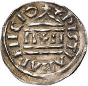 Denier - Louis II small module, Carolingian Empire, 850-875 reverse image
