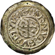 Denier - Arnulf Pavia mint obverse image
