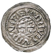 Denier - Arnulf and Berengar I Pavia mint obverse image