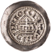 Denier - Berengar I second coinage, as king, Carolingian Empire, 898-900 reverse image