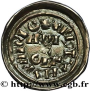 Denier - Berengar I third coinage, as king; Milan mint, Carolingian Empire, 901-915 reverse image