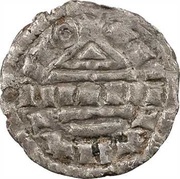 Denier - Berengar I fourth coinage, as emperor, Carolingian Empire, 915-924 reverse image