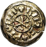 Denier - Berengar I fourth coinage, as emperor; Milan mint obverse image