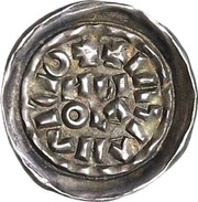Denier - Rudolf II Milan mint, Carolingian Empire, 922-926 reverse image
