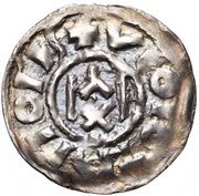 Denier - Hugh of Arles and Lothair II Milan mint obverse image