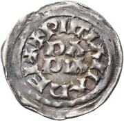 Denier - Hugh of Arles and Lothair II Pavia mint, Carolingian Empire, 931-947 reverse image