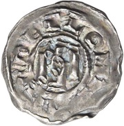 Denier - Lothair II Pavia mint obverse image