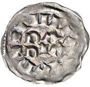 Denier - Lothair II Pavia mint, Carolingian Empire, 947-950 reverse image