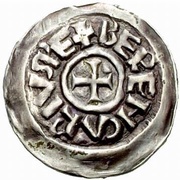 Denier - Berengar II Verona mint obverse image
