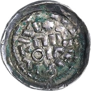 Denier - Berengar II and Adalbert Milan mint, Carolingian Empire, 950-961 reverse image
