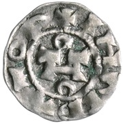 Denier - Otto I as emperor; Lucca mint obverse image