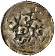 Denier - Otto II as emperor; Pavia mint reverse image