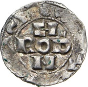 Denier - Conrad II as emperor; Pavia mint obverse image