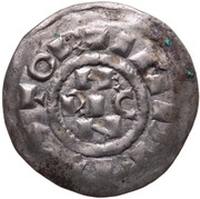 Denier - Henry III / Henry IV as emperors; Milan mint obverse image