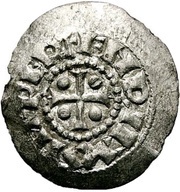 Denier - Henry III / Henry IV as emperors; Venice mint; St. Marc bust obverse image