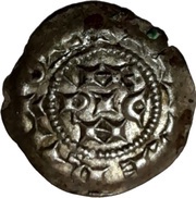 Denier In the name of Henry V as emperor; Milan mint obverse image