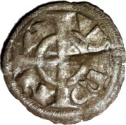 Denier - Frederick II Verona mint, Carolingian Empire, 1218-1250 reverse image