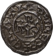 Denier - Charles II Valenciennes mint obverse image