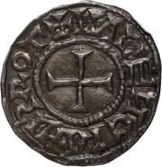 Denier - Charles II Valenciennes mint, Carolingian Empire, 864-875 reverse image