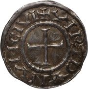 Denier - Charles II Verdun mint, Carolingian Empire, 864-875 reverse image