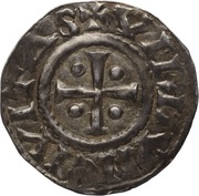 Denier - Charles II / Charles III Verdun mint, Carolingian Empire, 864-923 reverse image