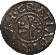 Denier - Charles II Bavay mint obverse image