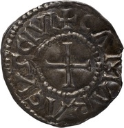 Denier - Charles II Cambrai mint, Carolingian Empire, 869-875 reverse image