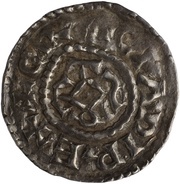 Denier - Charles II Saint Gaugericus monastery of Cambrai obverse image