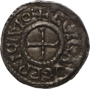 Denier - Charles II Saint Gaugericus monastery of Cambrai, Carolingian Empire, 869-875 reverse image