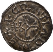 Denier - Charles II Estinnes mint obverse image