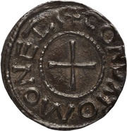 Denier - Charles II Condé-sur-l'Escaut mint, Carolingian Empire, 869-875 reverse image
