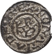 Denier - Charles II Kortrijk mint obverse image
