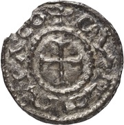 Denier - Charles II Kortrijk mint, Carolingian Empire, 869-875 reverse image
