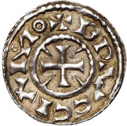 Denier - Charles II / Charles III Bruges mint, Carolingian Empire, 869-922 reverse image