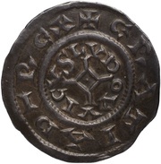 Denier - Louis II the German / Louis III the Young Metz mint obverse image