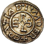 Denier - Charles II the Bald Tournai mint obverse image