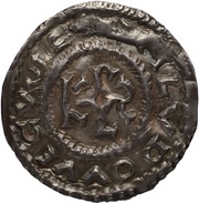 Denier - Louis II Huy mint obverse image